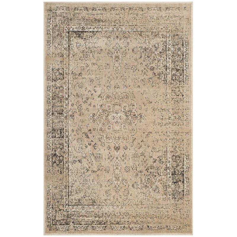 Safavieh Vintage Warm Beige Traditional Rug - Runner 2'7