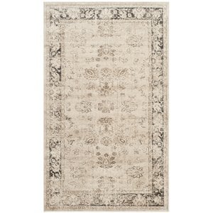 Safavieh Vintage 2' x 3' Rug in Ivory and Black
