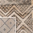 Safavieh Vintage 8' X 10' Viscose  Power Loomed Rug in Stone