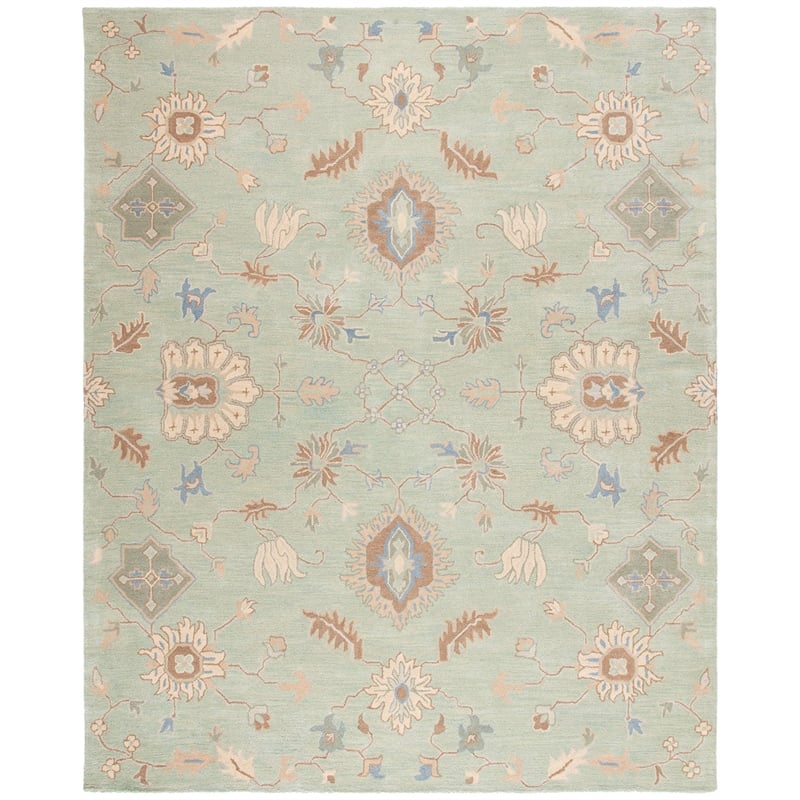 Safavieh Wyndham Light Green Contemporary Rug - 8' x 10'