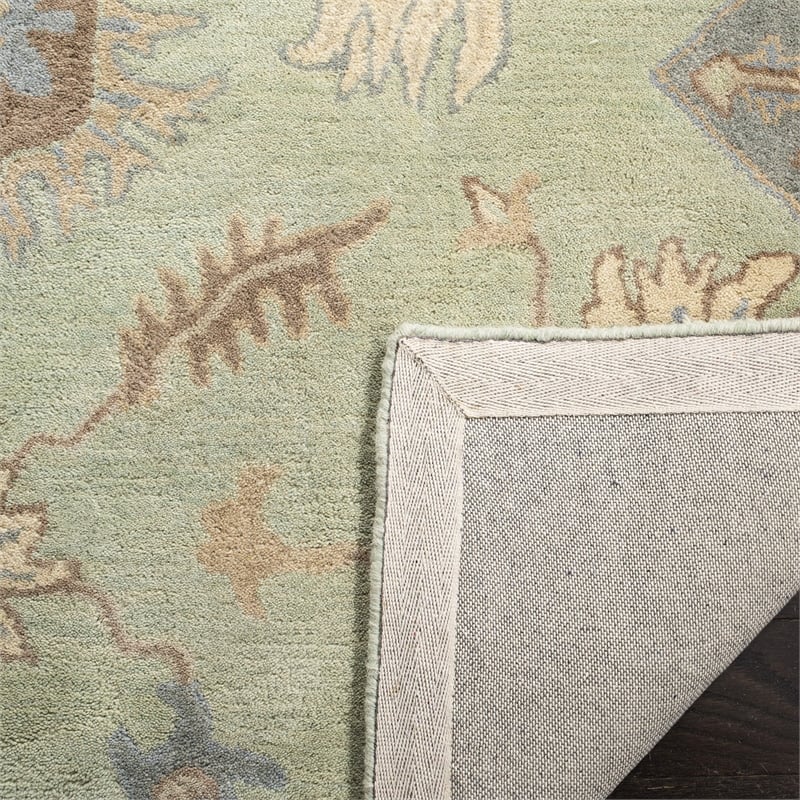Safavieh Wyndham Light Green Contemporary Rug - Runner 2'3
