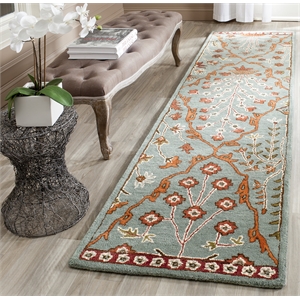 Safavieh Wyndham Blue Contemporary Rug - Runner 2'3&quot x 9'