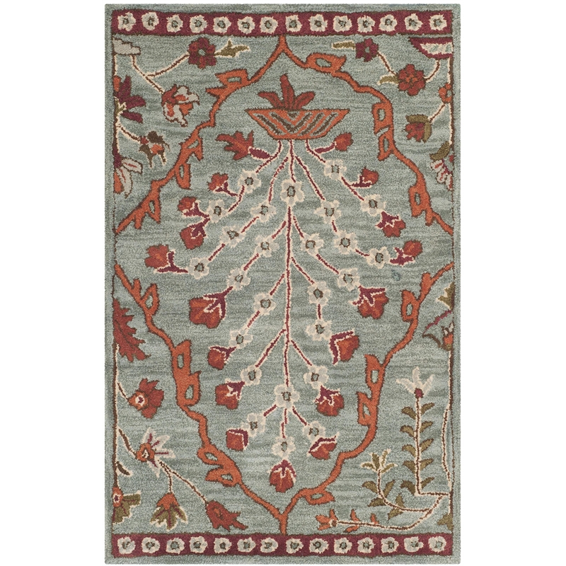 Safavieh Wyndham Blue Contemporary Rug - Runner 2'6