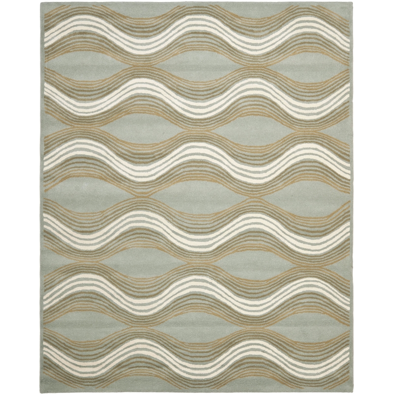 Safavieh Wyndham Blue Contemporary Rug - 10' x 14'