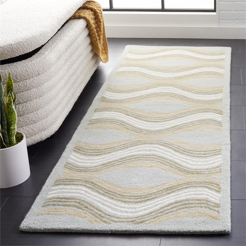 Safavieh Wyndham Blue Contemporary Rug - Runner 2'3