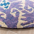 Safavieh Wyndham Lavander Contemporary Rug - Round 5'