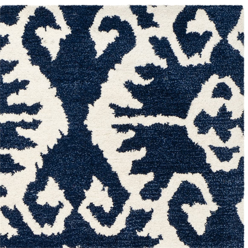 Safavieh Wyndham Royal Blue Contemporary Rug - 6' x 9'