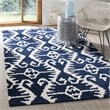 Safavieh Wyndham Royal Blue Contemporary Rug - Square 5'