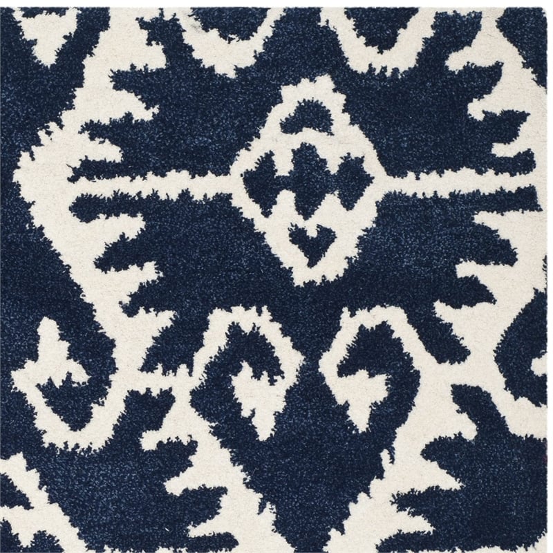 Safavieh Wyndham Royal Blue Contemporary Rug - Square 5'