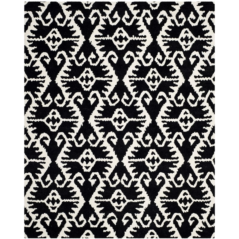 Safavieh Wyndham Black Contemporary Rug - 8' x 10'
