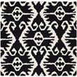 Safavieh Wyndham Black Contemporary Rug - Square 5'