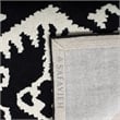 Safavieh Wyndham Black Contemporary Rug - Square 5'