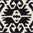 Safavieh Wyndham Black Contemporary Rug - Square 5'