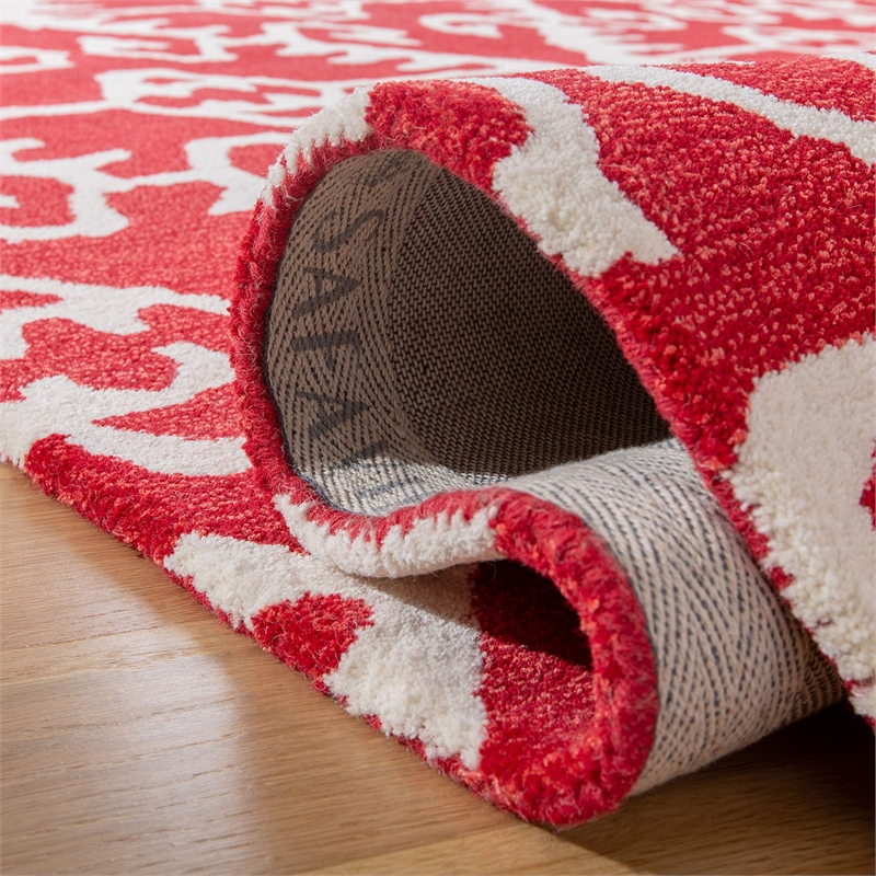 Safavieh Wyndham Red Contemporary Rug - 6' x 9'