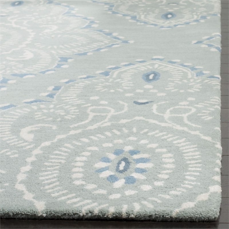 Safavieh Wyndham Blue Contemporary Rug - 6' x 9'