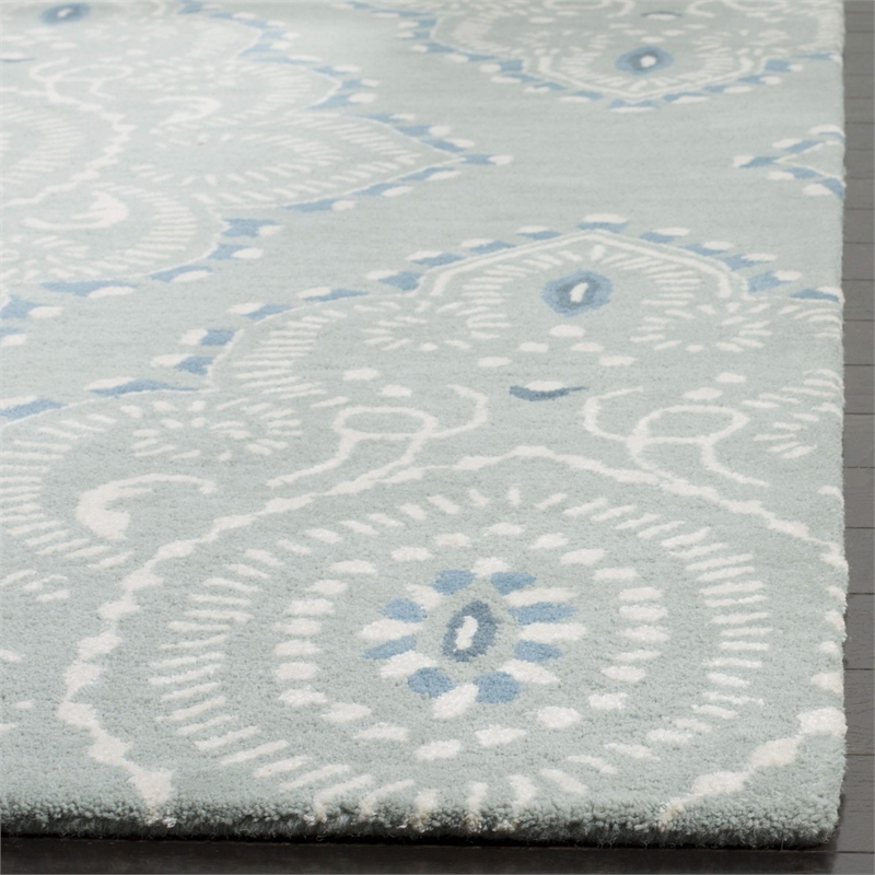 Safavieh Wyndham Dark Grey Contemporary Rug - 6' x 9'