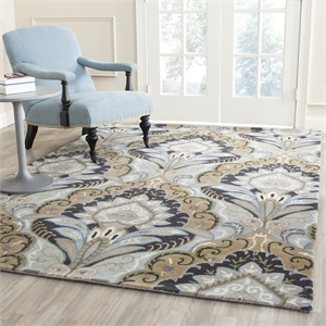 Safavieh Wyndham Blue Contemporary Rug - 6' x 9'