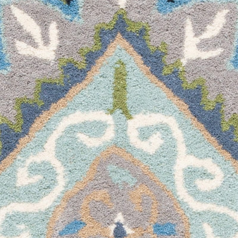 Safavieh Wyndham Blue Contemporary Rug - 6' x 9'