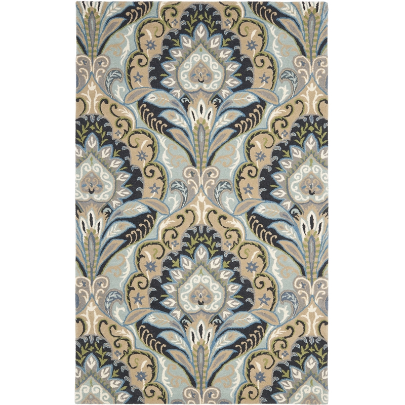 Safavieh Wyndham Blue Contemporary Rug - 8'9