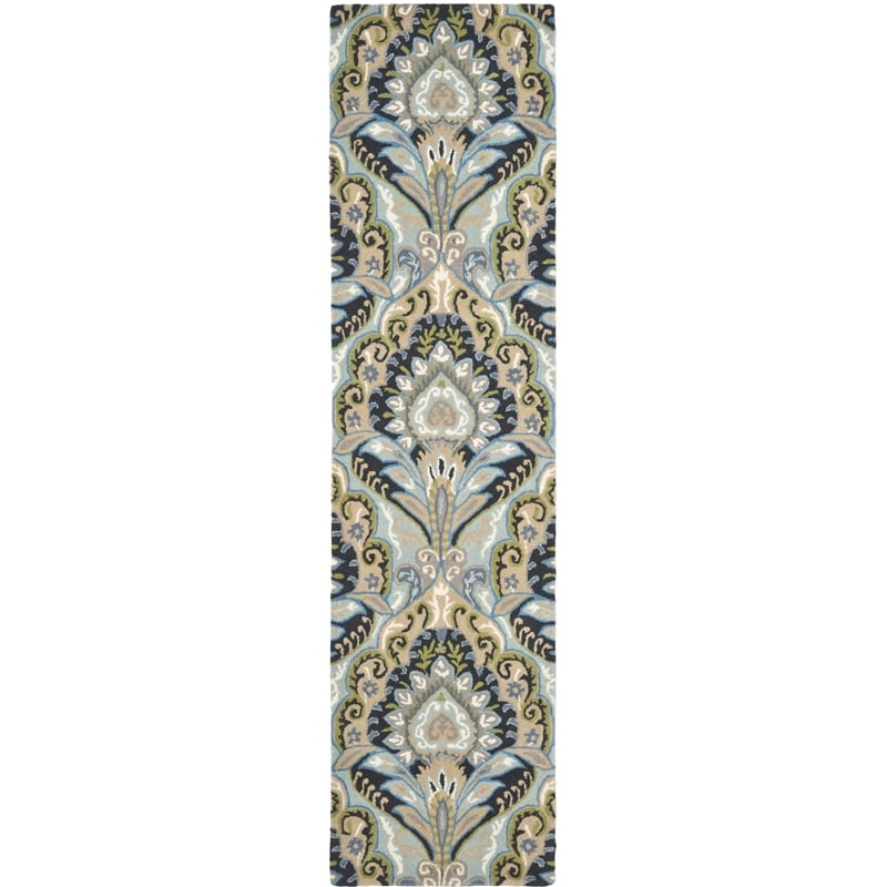 Safavieh Wyndham Blue Contemporary Rug - Runner 2'3