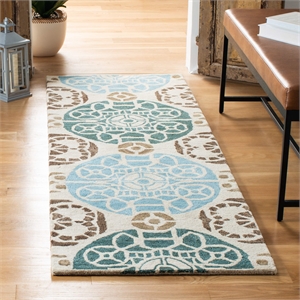 Safavieh Wyndham Beige Contemporary Rug - Runner 2'3&quot x 11'