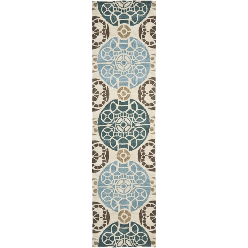 Safavieh Wyndham Beige Contemporary Rug - Runner 2'3