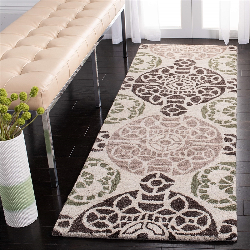 Safavieh Wyndham Ivory Contemporary Rug - Runner 2'3