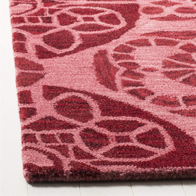 Safavieh Wyndham Red Contemporary Rug - Runner 2'3