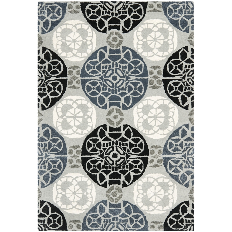 Safavieh Wyndham Grey Contemporary Rug - 3' x 5'