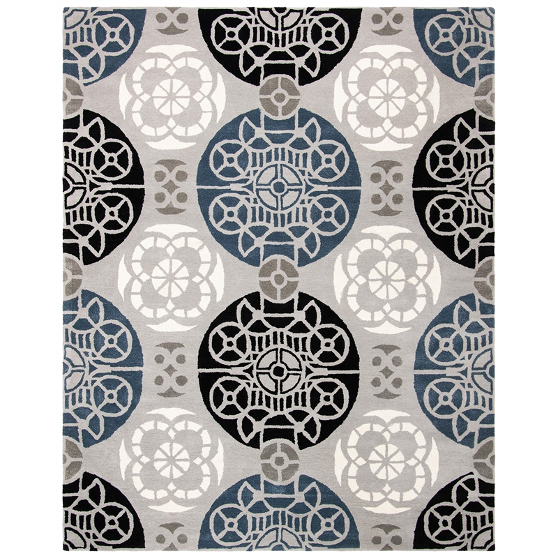 Safavieh Wyndham Grey Contemporary Rug - 10' x 14'