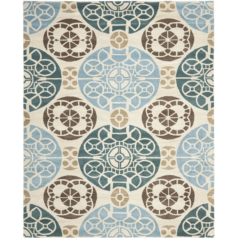 Safavieh Wyndham Blue Contemporary Rug - 10' x 14'