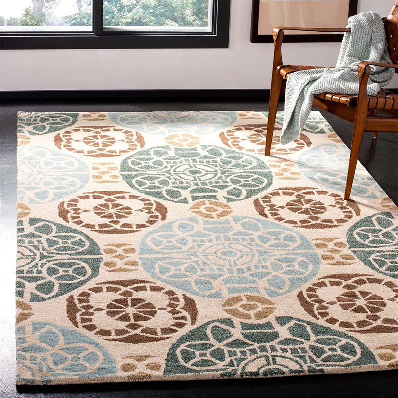 Safavieh Wyndham Blue Contemporary Rug - Runner 2'3