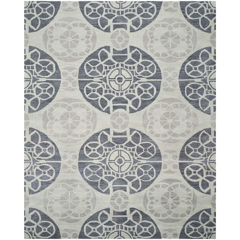 Safavieh Wyndham Silver Contemporary Rug - 10' x 14'