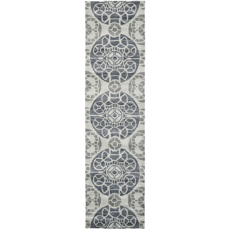 Safavieh Wyndham Silver Contemporary Rug - Runner 2'3