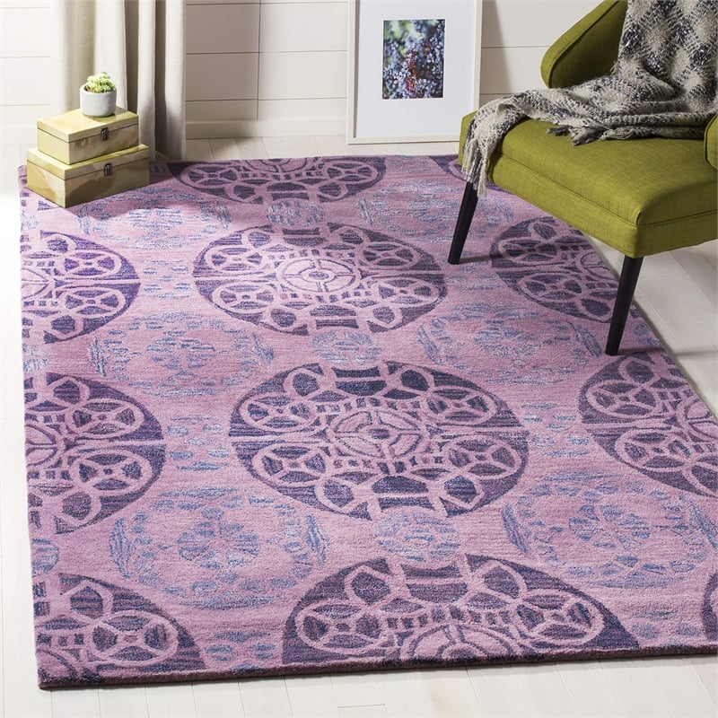 Safavieh Wyndham Purple Contemporary Rug - 10' x 14'