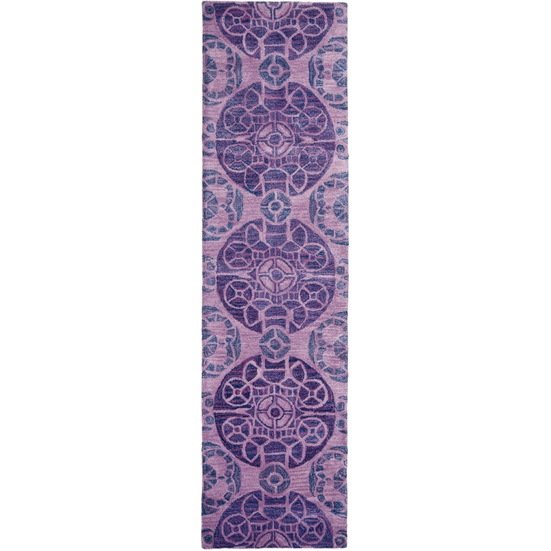 Safavieh Wyndham Purple Contemporary Rug - Runner 2'3