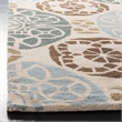 Safavieh Wyndham Turquoise Contemporary Rug - 8'9