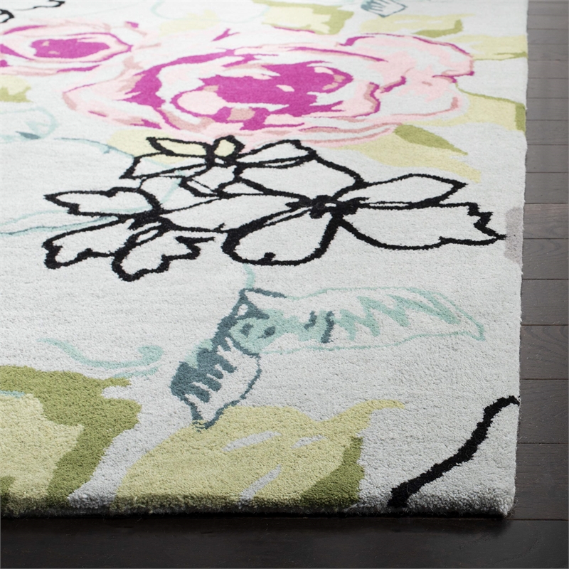 Safavieh Wyndham Blue Contemporary Rug - 6' x 9'