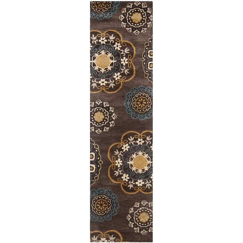 Safavieh Wyndham Eggplant Contemporary Rug - Runner 2'3