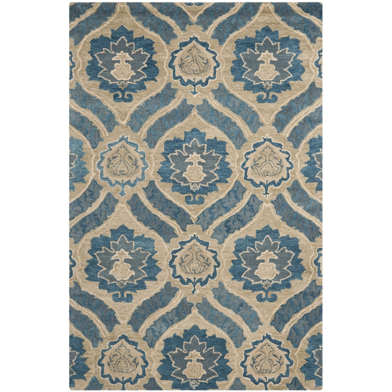 Safavieh Wyndham Blue Contemporary Rug - 4' x 6'