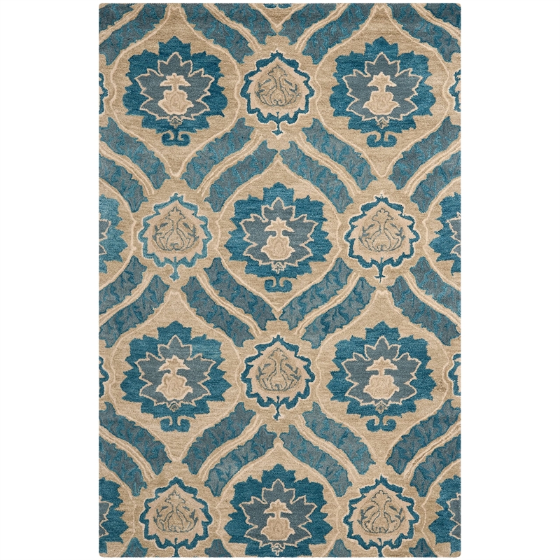 Safavieh Wyndham Blue Contemporary Rug - Runner 2'3