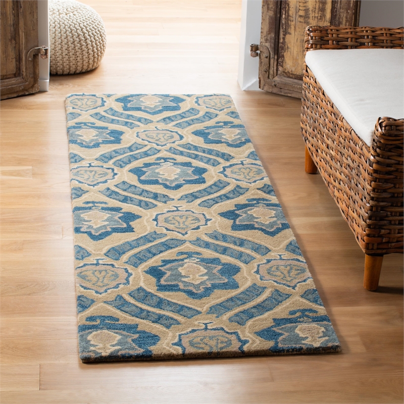 Safavieh Wyndham Blue Contemporary Rug - Runner 2'3