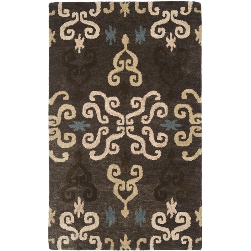 Safavieh Wyndham Brown Contemporary Rug - 3' x 5'