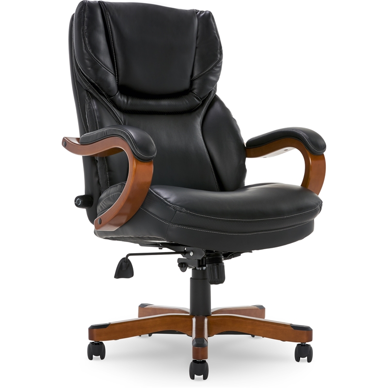 Serta At Home Executive Office Chair in Black