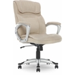 Serta Hannah Office Chair in Fawn Tan Linen Metallic Finish