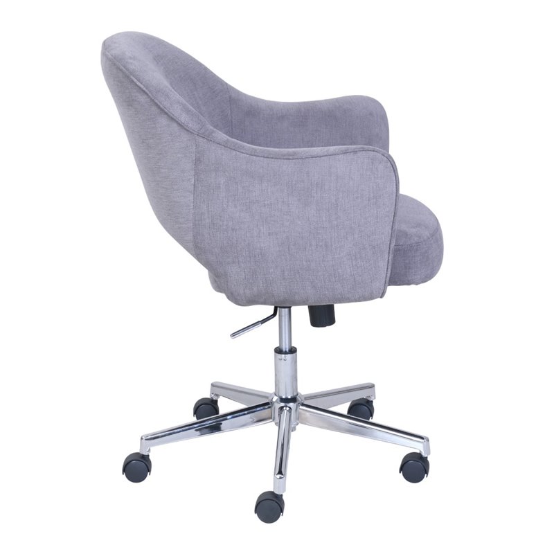 At Home Valetta Office Chair In Dovetail Gray