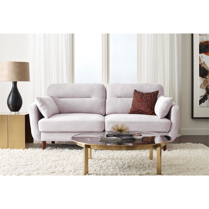 Serta Sierra Collection 61 Loveseat in Ivory