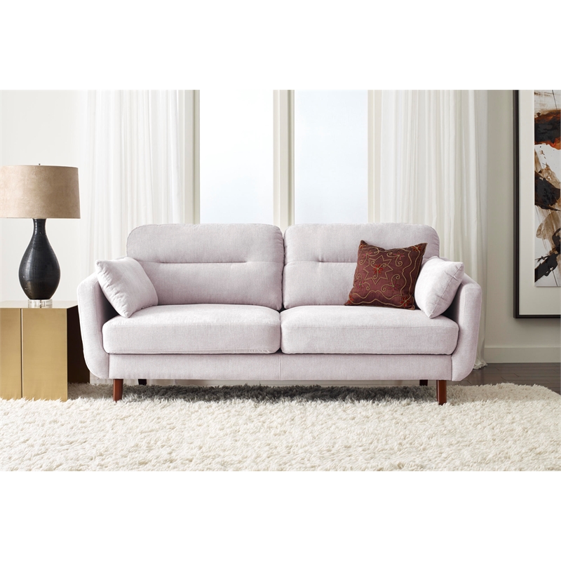 Serta Sierra Collection 61 Loveseat in Ivory