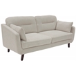 Serta Sierra Collection 61 Loveseat in Ivory