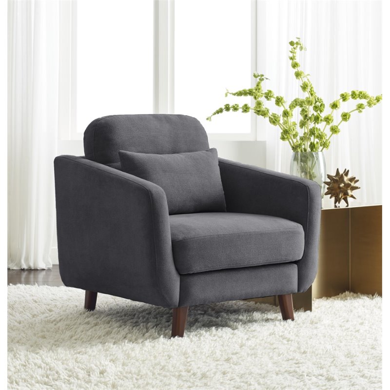 Serta at Home Sierra Accent Chair in Slate Gray